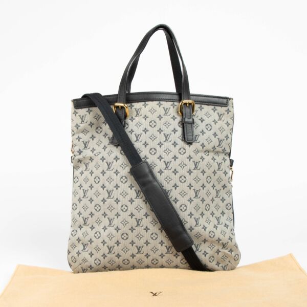 Louis Vuitton Blue Monogram Mini Lin Francoise Bag 