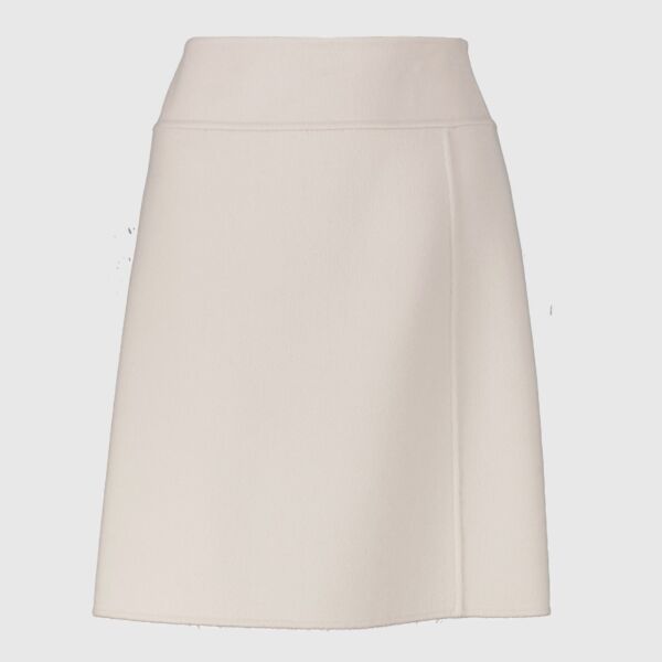 'S Max Mara Cream Skirt - Size FR42