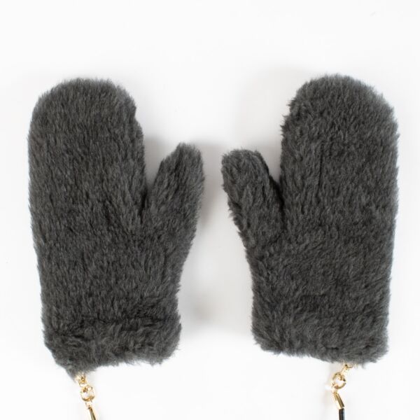 Max Mara Grey Gloves - size ML