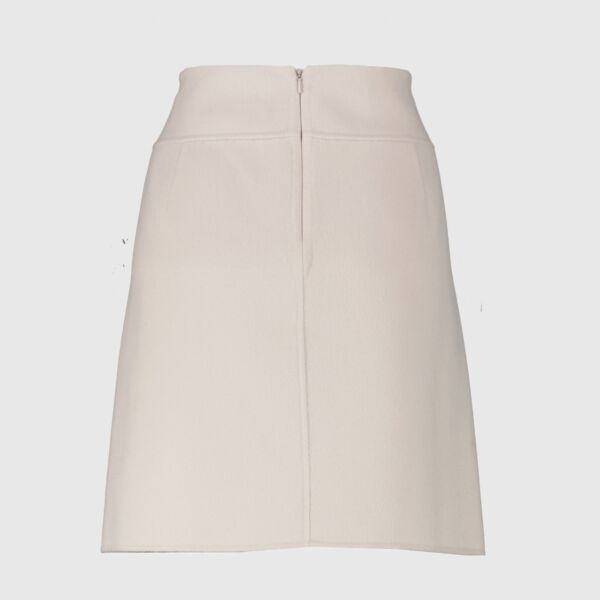 'S Max Mara Cream Skirt - Size FR42
