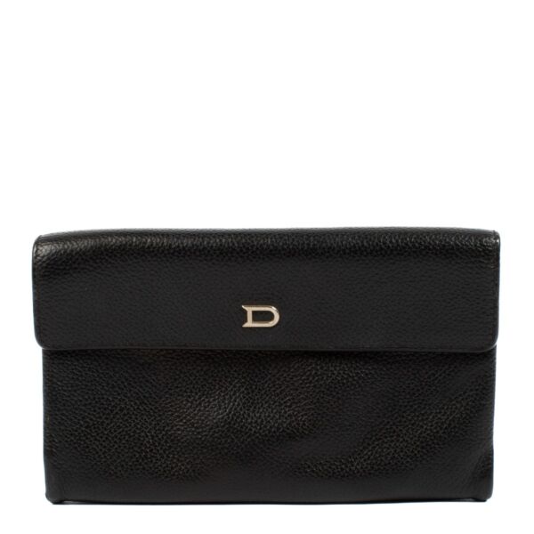 authentic pre loved Delvaux Black Wallet on Labellov.com