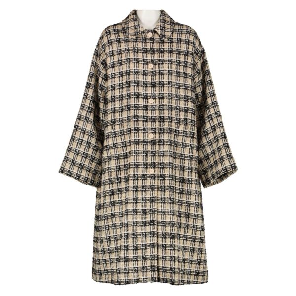 buy 100% authentic pre loved Gucci Tweed Long Coat - size 38 on Labellov.com 