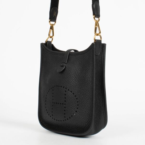 Hermès Evelyne 16 Black Taurillon Clemence GHW