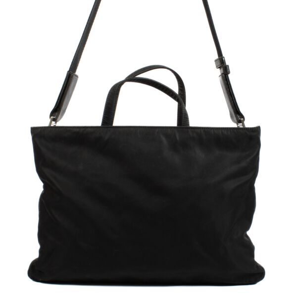 Prada Nylon Black Tote Bag