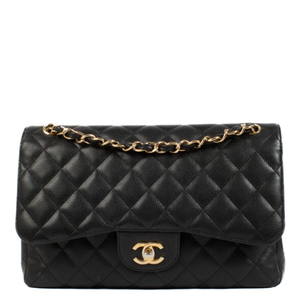 Chanel Black Caviar Large Classic Bag