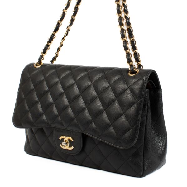 Chanel Black Caviar Large Classic Bag