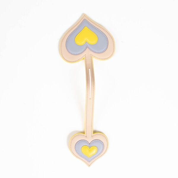 Delvaux Yellow Heart Charm 