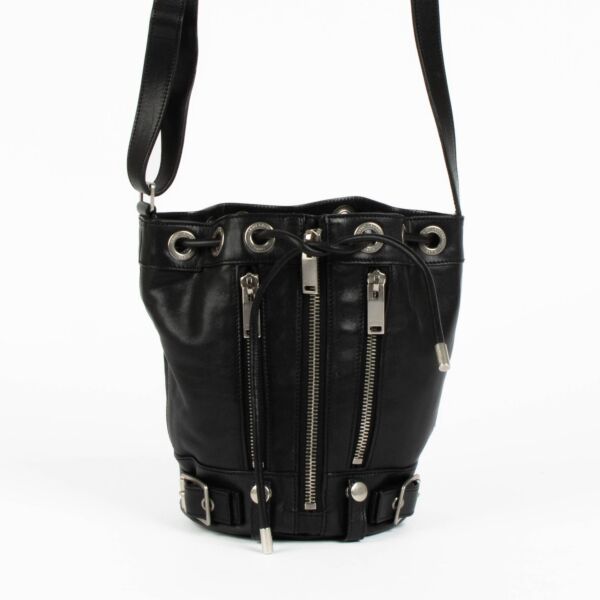 Shop this 100% authentic Saint Laurent Black Multi Zipper Emmanuelli Crossbody at Labellov.com
