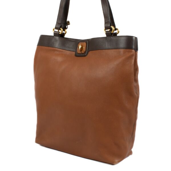 Delvaux Brown Shoulder Bag