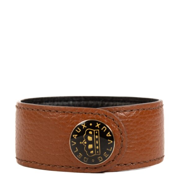 Delvaux Camel Leather Bracelet