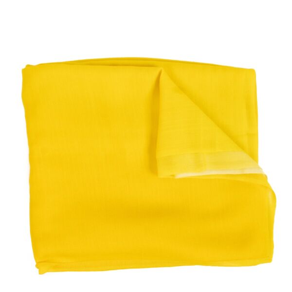Shop 100% authentic secondhand Hermès Yellow Cashmere Scarf on LABELLOV.COM