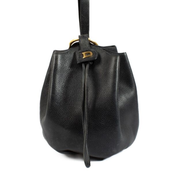 shop 100% authentic second hand Delvaux Black Rose Des Vents Bucket Bag on Labellov.com