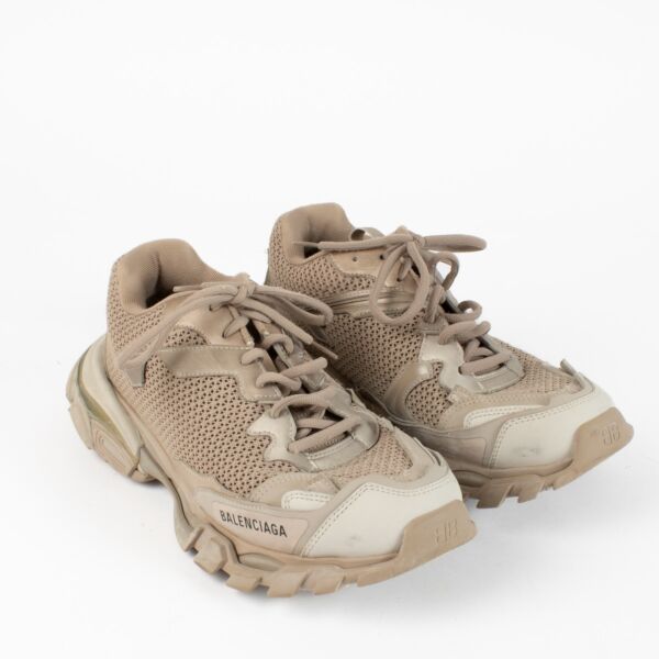 Balenciaga Beige Track 3 Sneakers - Size 41