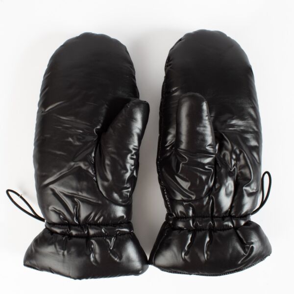 Moncler Black Gloves - Size L