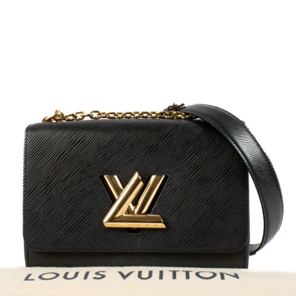 Louis Vuitton Black Epi Leather Twist MM