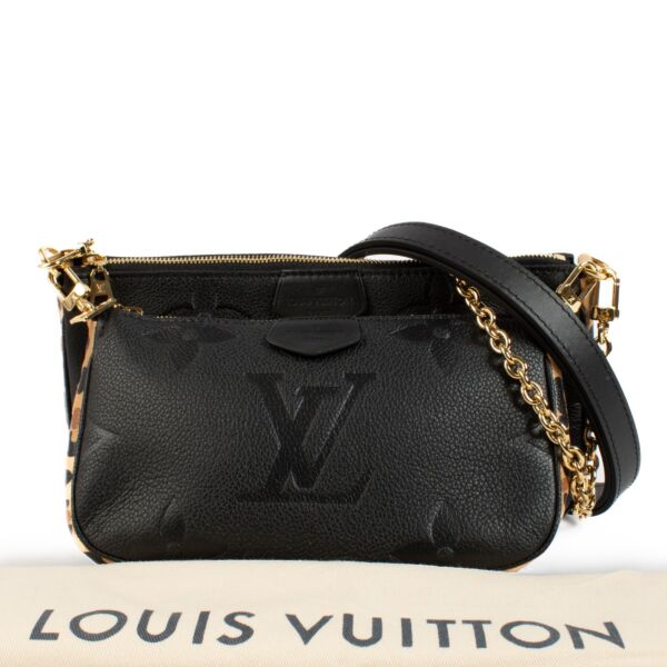Louis Vuitton Black Wild At Heart Multi Pochette Accessoires