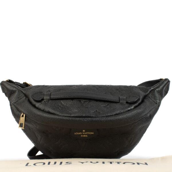 Louis Vuitton Black Monogram Empreinte Bum Bag