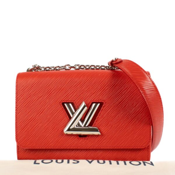 Louis Vuitton Coquelicot Red Epi Leather Twist MM