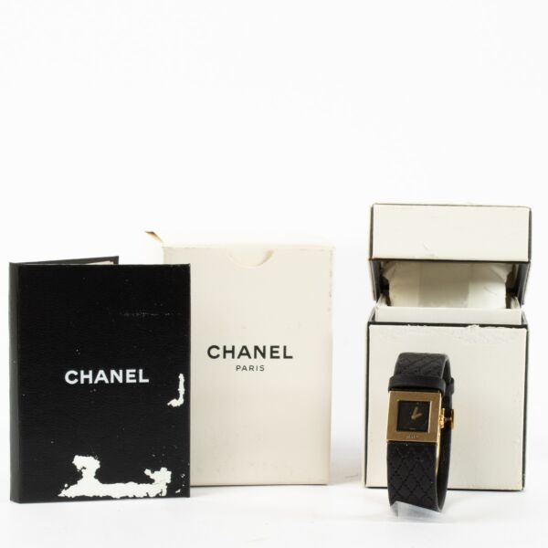 Chanel Gold Matelasse Watch