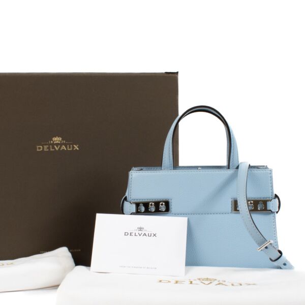Delvaux Azure Jumping Calf Tempête Crush Small
