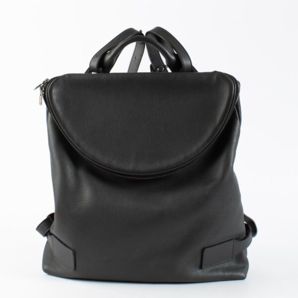 Authentic Second Hand Delvaux Grey Jumping Backpack on Labellov.com