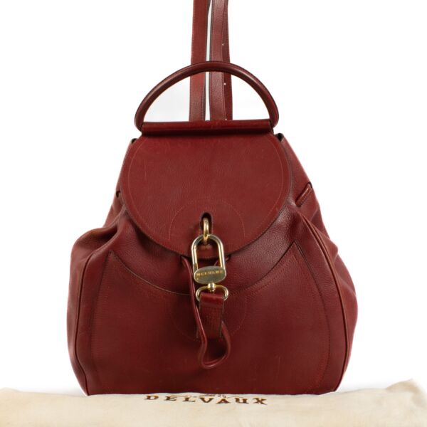 Delvaux Red Lucifer GM Backpack