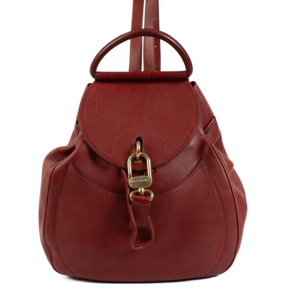 Delvaux Red Lucifer GM Backpack