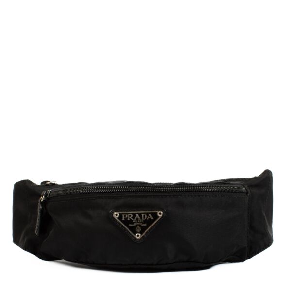 Prada Black Nylon Belt Bag