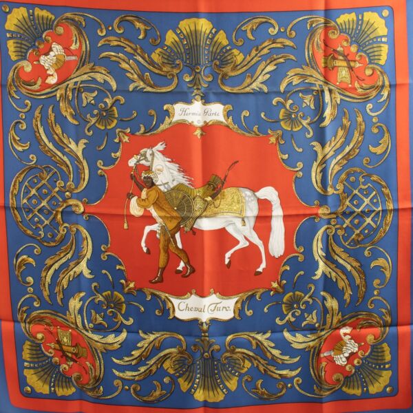 Hermès Cheval Turc Silk Scarf