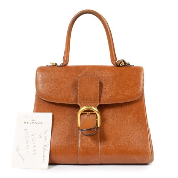 Delvaux Cognac Jumping Brillant MM
