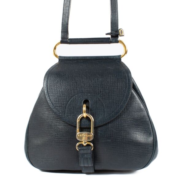 Shop 100% authentic secondhand Delvaux Blue Cerceau Top Handle on Labellov.com