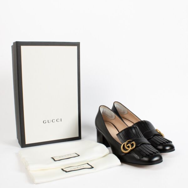 Gucci Black GG Marmont Pumps - Size 41