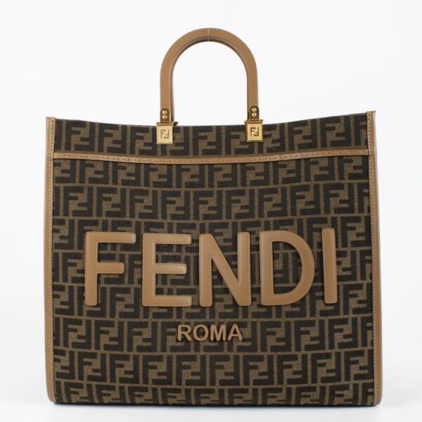 Authentic Preloved Fendi Monogram Large Sunshine Bag on Labellov.com 