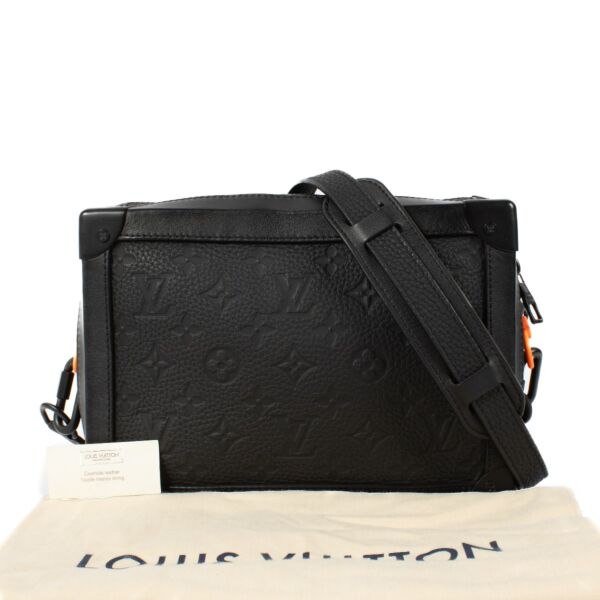 Louis Vuitton Virgil Abloh Black Monogram Empreinte Soft Trunk