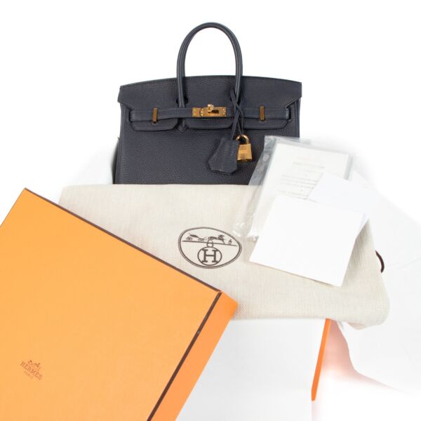 Hermès Birkin 25 Bleu Nuit Togo GHW