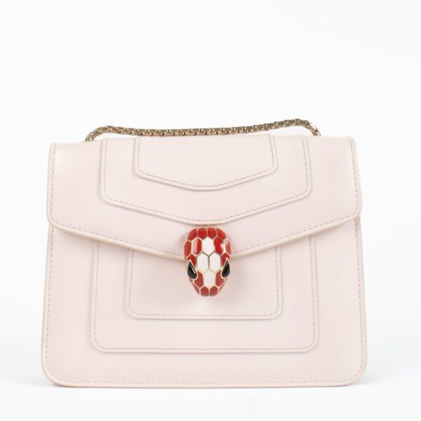 Bulgary Pink Serpenti Forever Bag