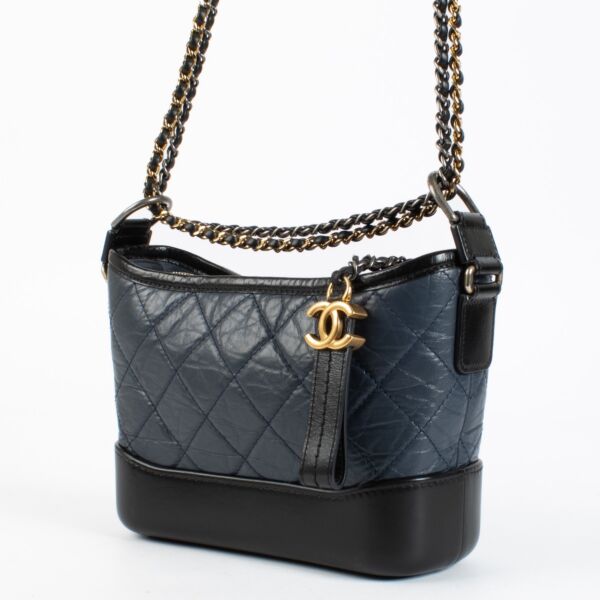 Chanel Blue Small Gabrielle Hobo Bag