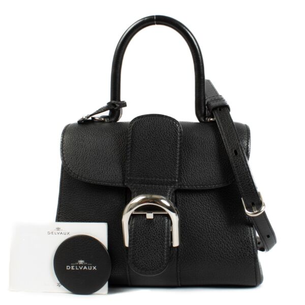 Delvaux Black Sellier Brillant Mini