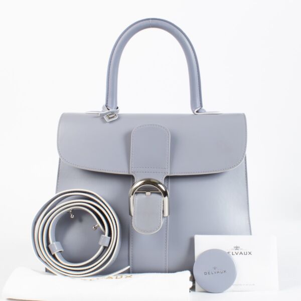 Delvaux Lilac Box Calf Brillant MM