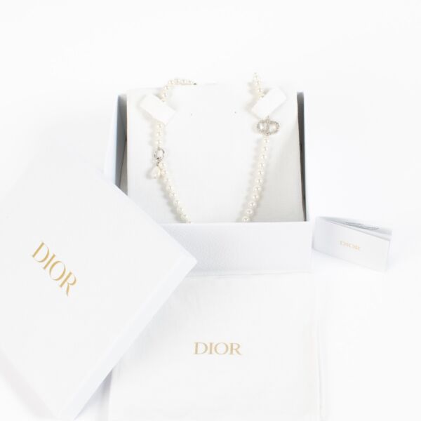 Christian Dior Silver 30 Montaigne Necklace