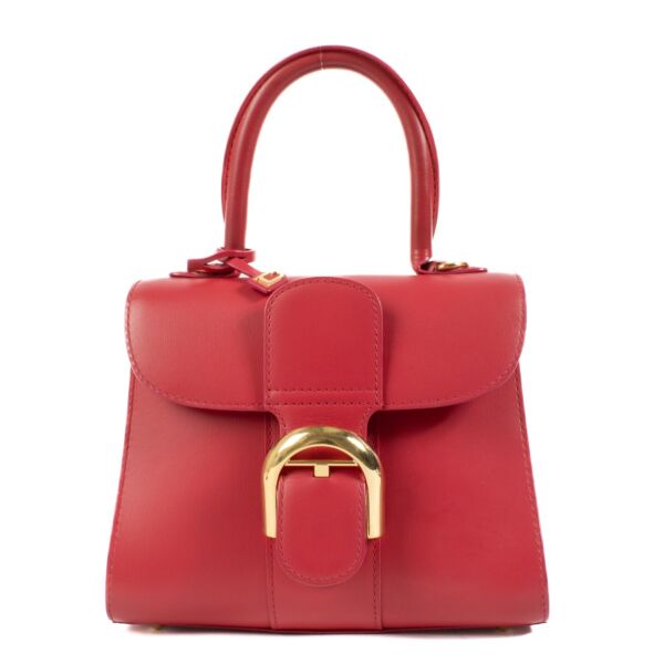 Authentic second hand Delvaux Framboise Box Calf Brillant Mini on Labellov.com 