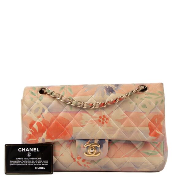 Chanel Floral Watercolor 11.12 Classic Flap Bag
