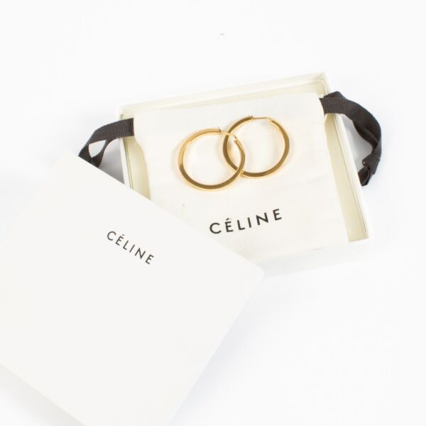 Céline Gold Hoop Earrings