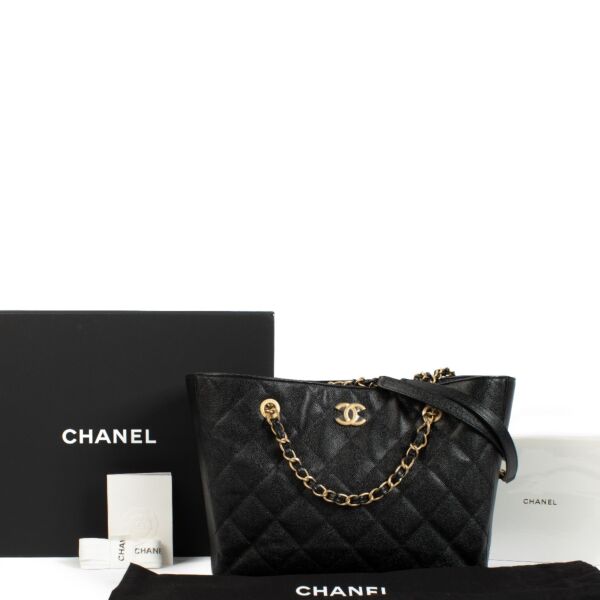 Chanel Black Caviar Tote Bag