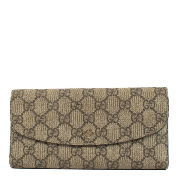 Gucci GG Supreme Long Wallet