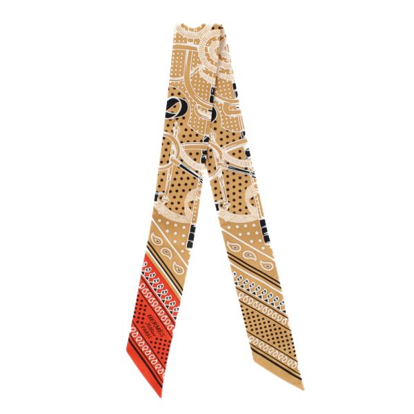 Hermès Sellier Twilly Scarf