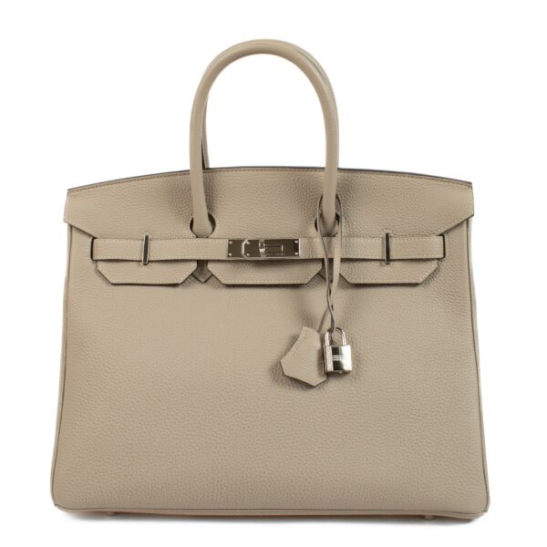 2015 Hermès Birkin 35 Gris Tourterelle on www.labellov.com