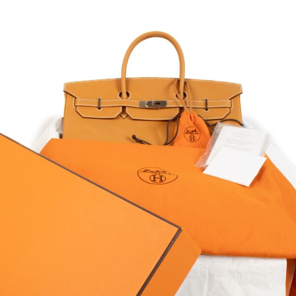 Hermès Birkin 40 Naturel Sable Vache Liégée PHW