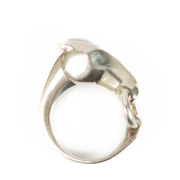 Hermès Sterling Silver Galop Ring