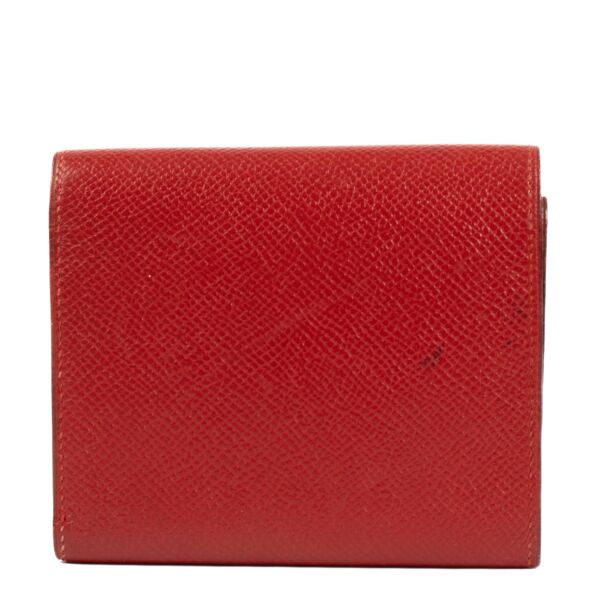 Hermès Red Leather Wallet